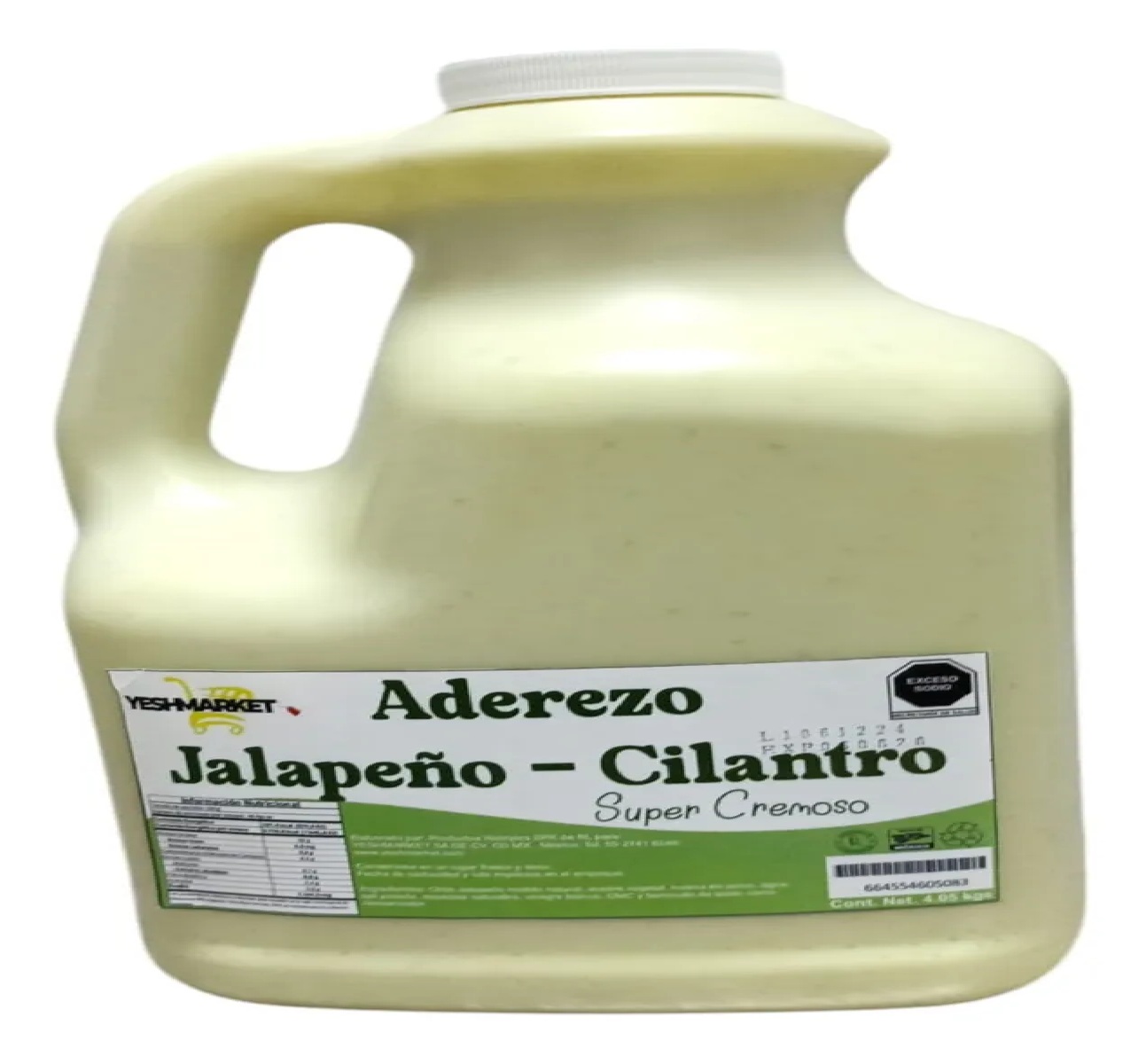 Aderezo Jalapeño 20 Litros al mayoreo — Yesh Market