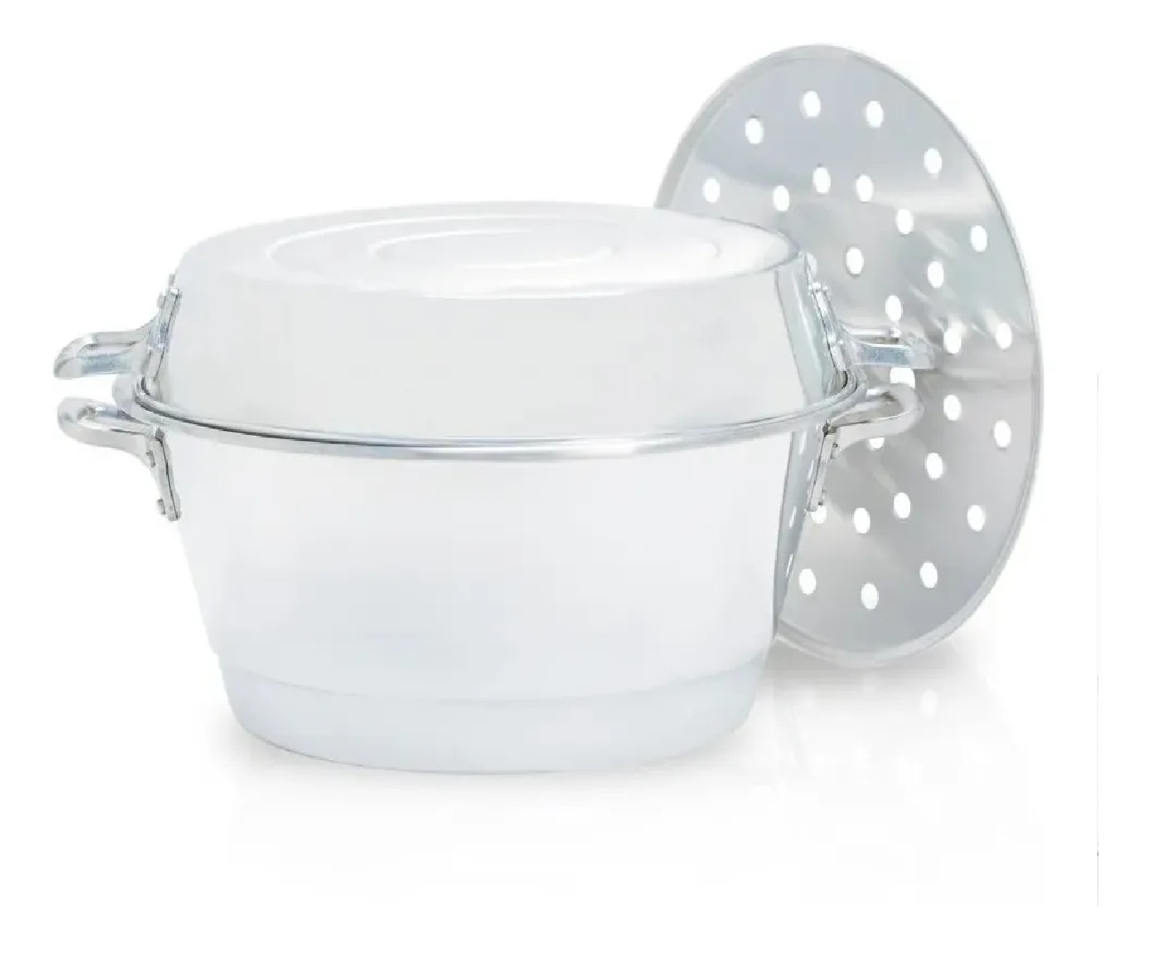 Cazo de Aluminio con Tapa Industrial al mayoreo — Yesh Market