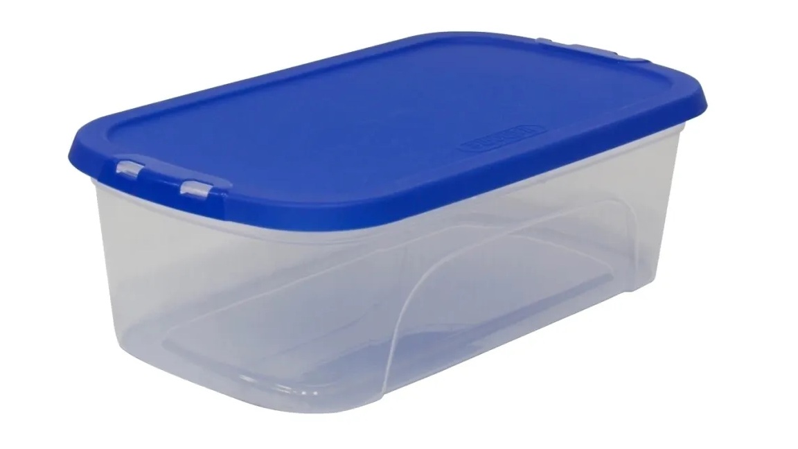 Caja Zapatera Azul 6L al mayoreo — Yesh Market
