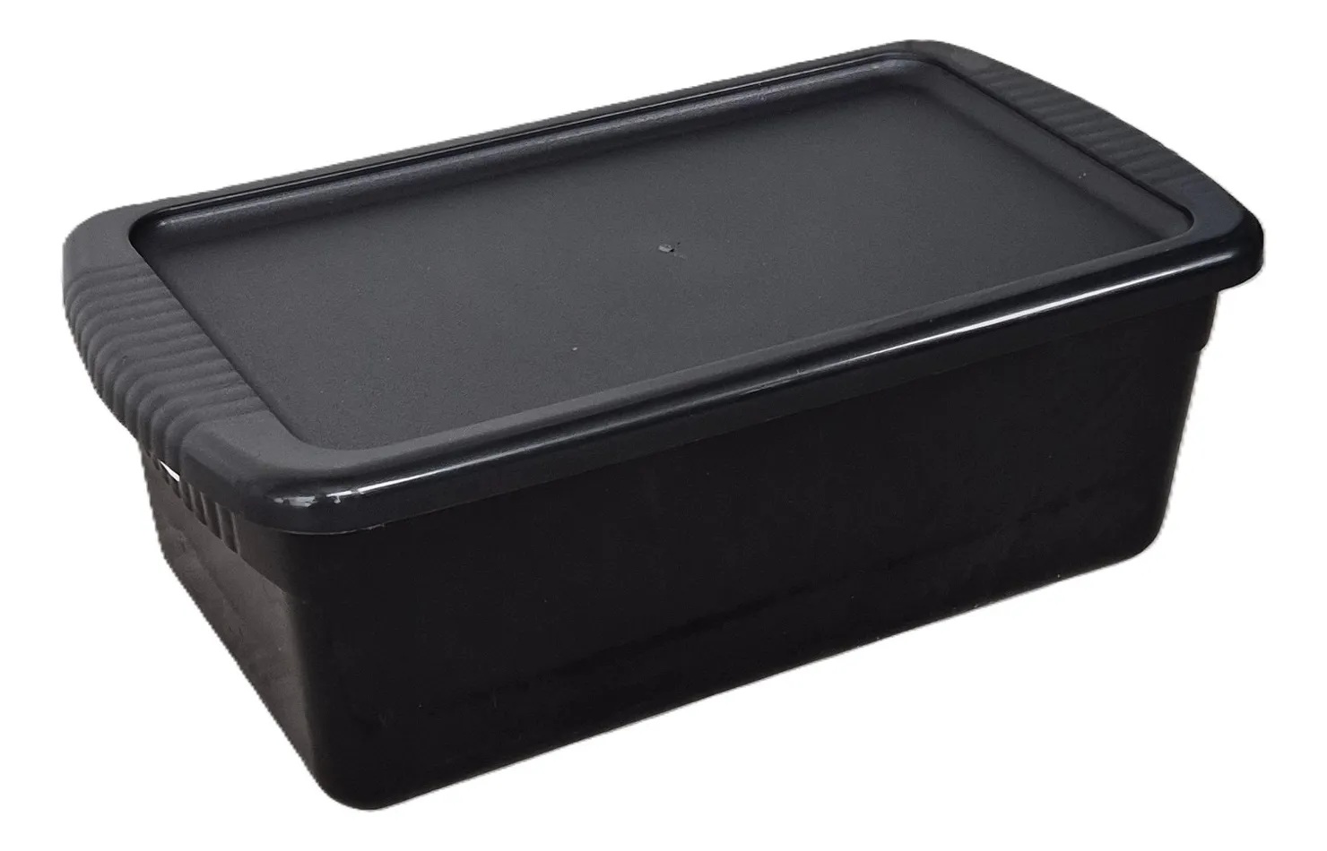 Caja Zapatera Negra 6L al mayoreo — Yesh Market